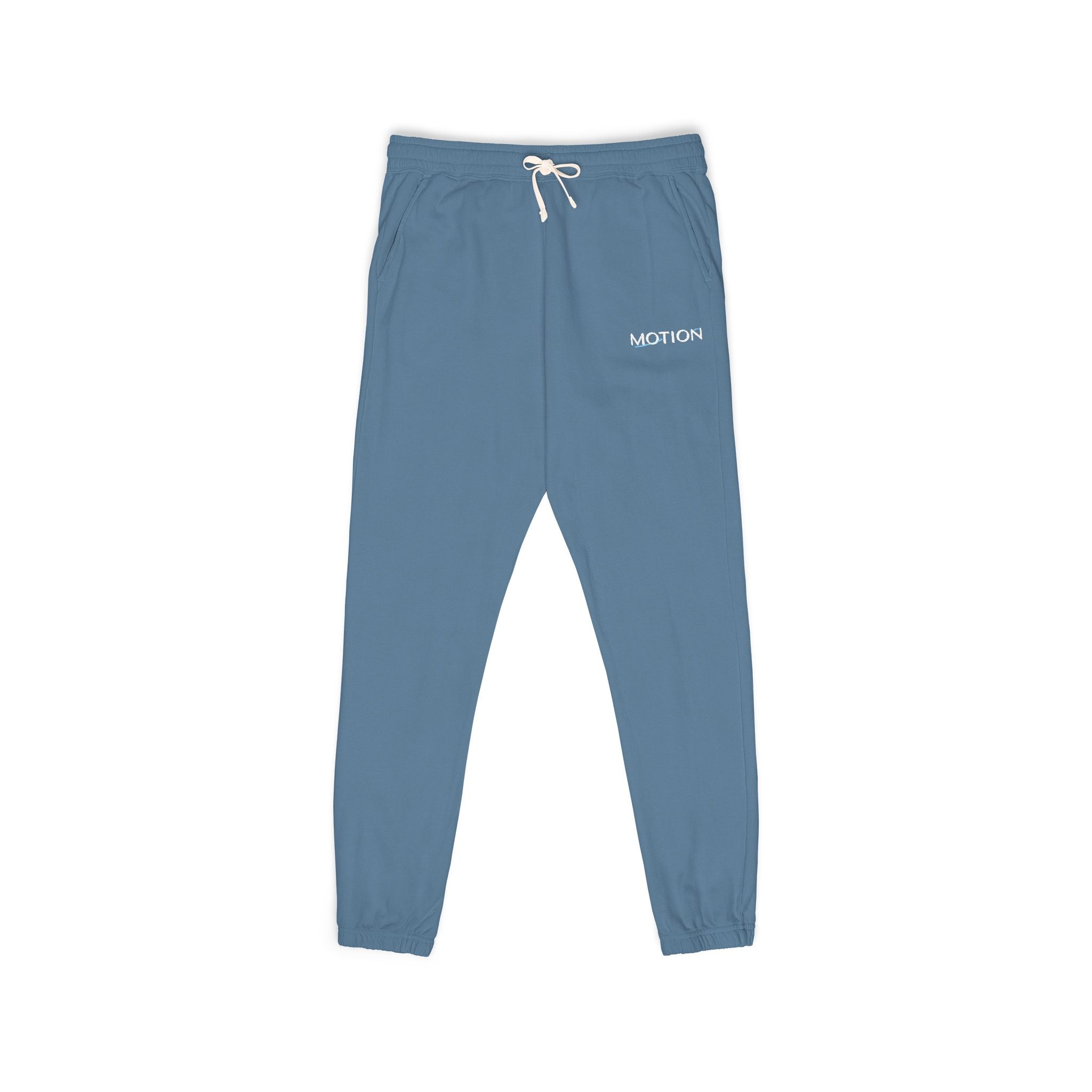 Emberstone Charcoal Fleece Sweatpants — 'MERRION' Minimal Logo Joggers