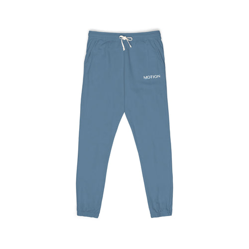 Emberstone Charcoal Fleece Sweatpants — 'MERRION' Minimal Logo Joggers