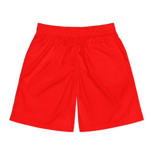 Motion Logo Jogger Shorts – Red Athletic Men's Performance Shorts