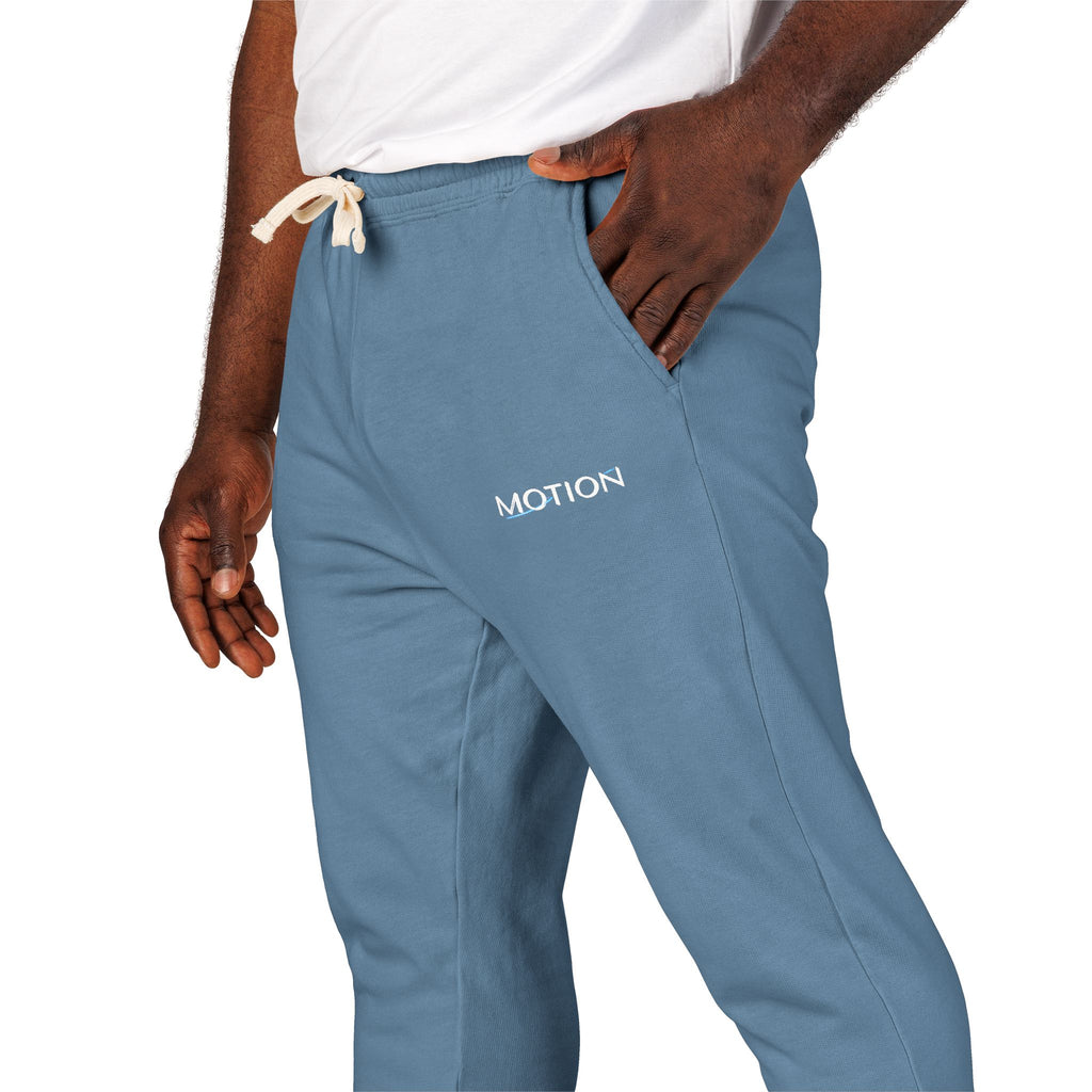 Emberstone Charcoal Fleece Sweatpants — 'MERRION' Minimal Logo Joggers