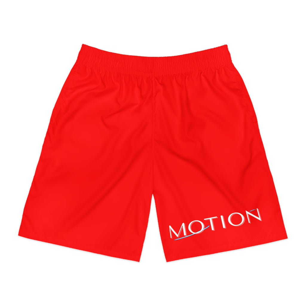 Motion Logo Jogger Shorts – Red Athletic Men's Performance Shorts