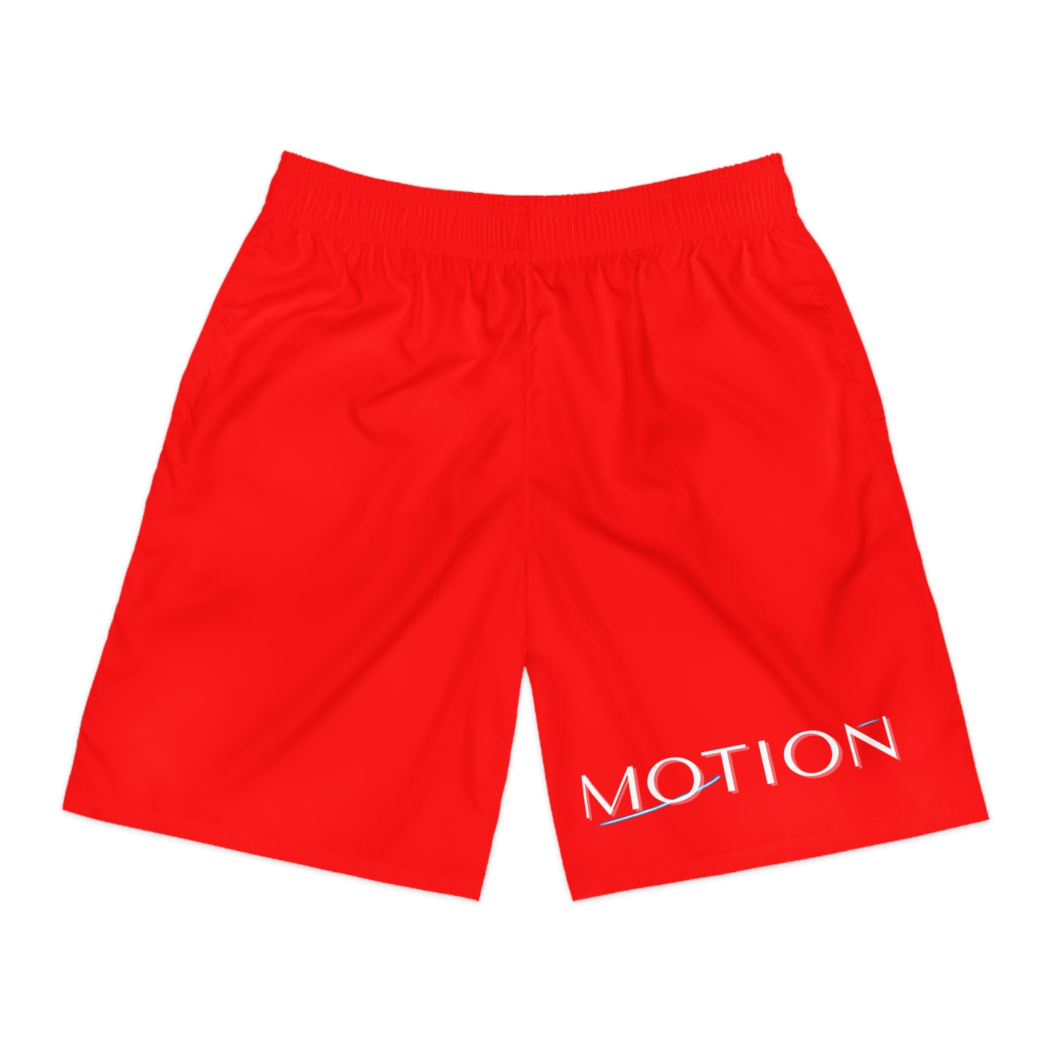 Motion Logo Jogger Shorts – Red Athletic Men's Performance Shorts
